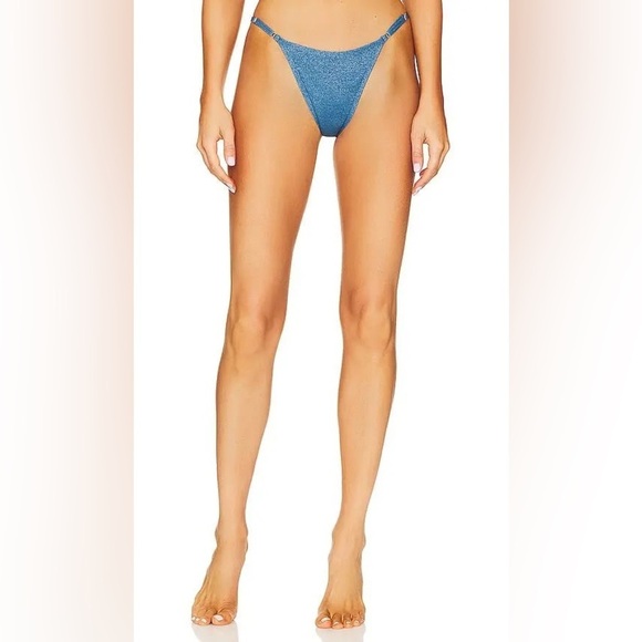 VDM Bella Reversible Bikini Bottom in Blue - Picture 1 of 4